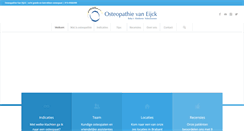 Desktop Screenshot of osteopathievaneijck.nl